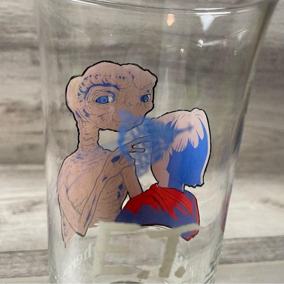 1982 ET Extra-Terrestrial Pizza Hut Glass “I'll Be Right Here” Vintage - Picture 5 of 10
